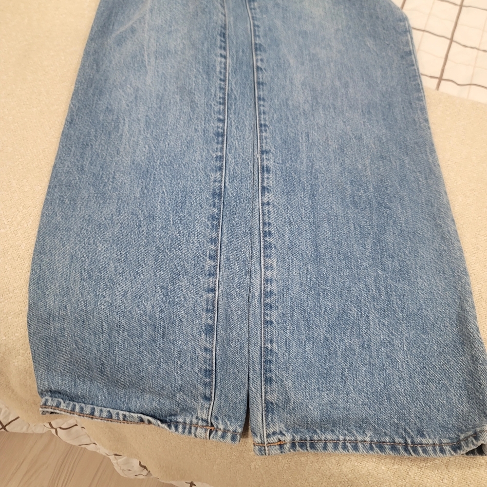 ​Aritzia Denim Forum The Farrah Hi-Rise Wide Leg Jeans Ozone Bleu 23 - Picture 17 of 17
